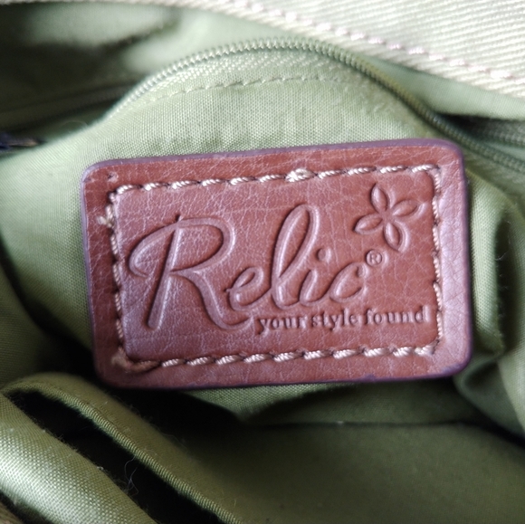 Relic Cotton Green Cross-Body Bag Thick Strap - Picture 7 of 8